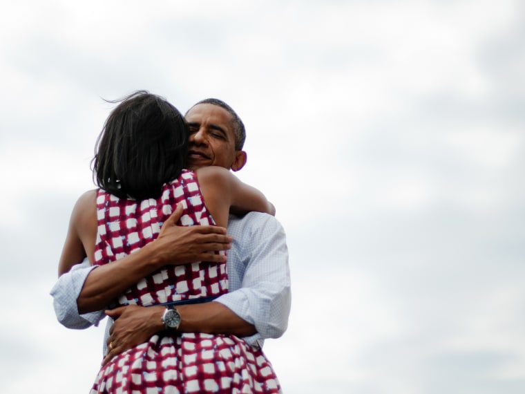 The picture of the First Lady and President Obama became the most shared on Twitter after the White House tweeted it on election night.