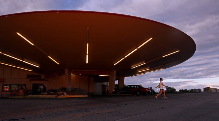 Image: 'The Flying Saucer' Phillips 66 Gas Station
The developer who owns the Del Taco, located at 212 South Grand Boulevard wants to knock it down and replace wit...