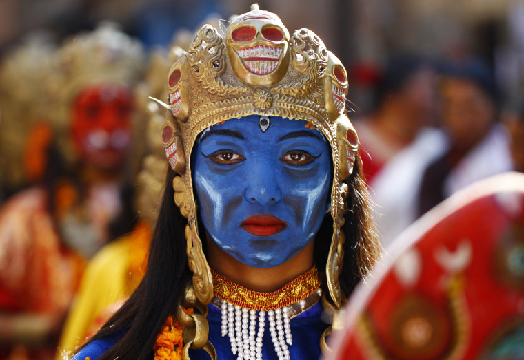 The Colorful Faces Of Kathmandu S Yomari Puni Festival