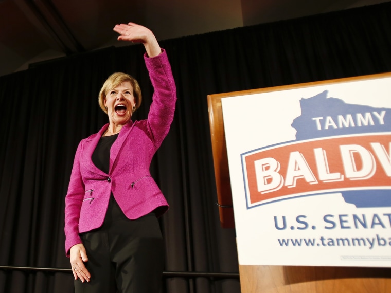 U.S. Rep. Tammy Baldwin is the nation's first openly gay senator.