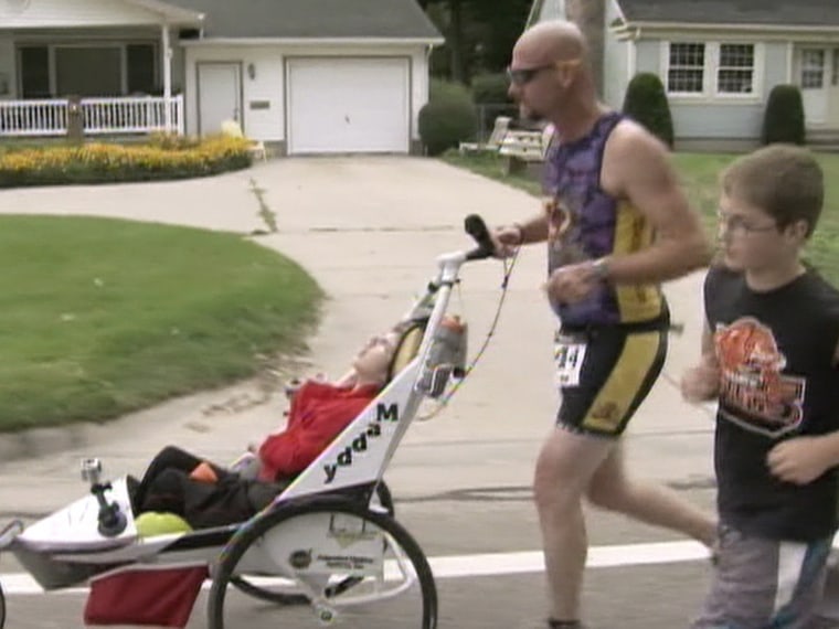 Rick van Beek has completed over 75 races with his daughter Maddy.