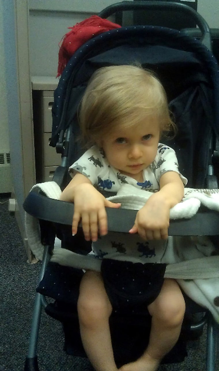 Alouette Day-Moreno-Baltierra, 17 months, was spotted in Kentucky by two officers.