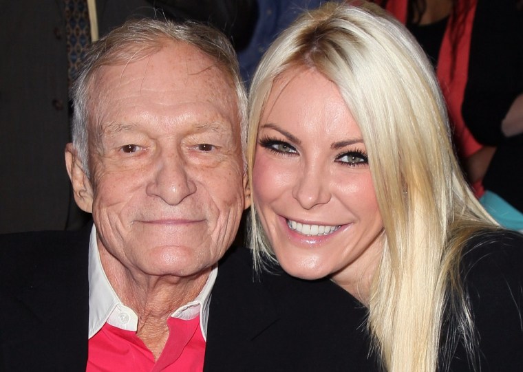 Crystal Harris tweeted Monday that she and Hugh Hefner are tying the knot New Year's Eve.