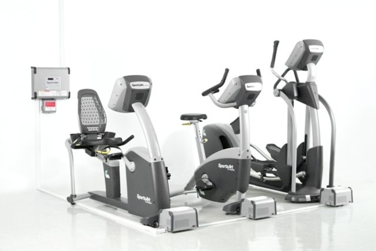 A new system of fitness machines turns the watts you generate while working out into electrticity to power the gym.