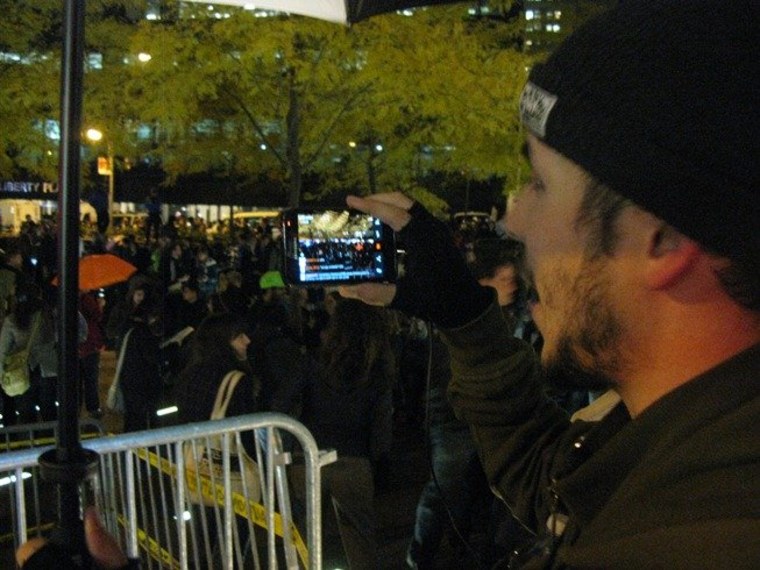 After 16 hours on air at Wall Street protests, a Ustream star is born