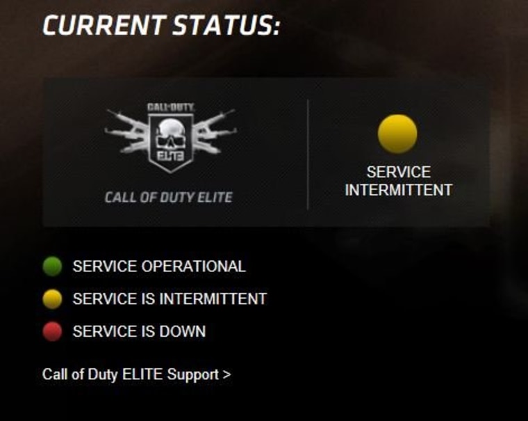 Beleaguered Call of Duty Elite service continues to struggle
