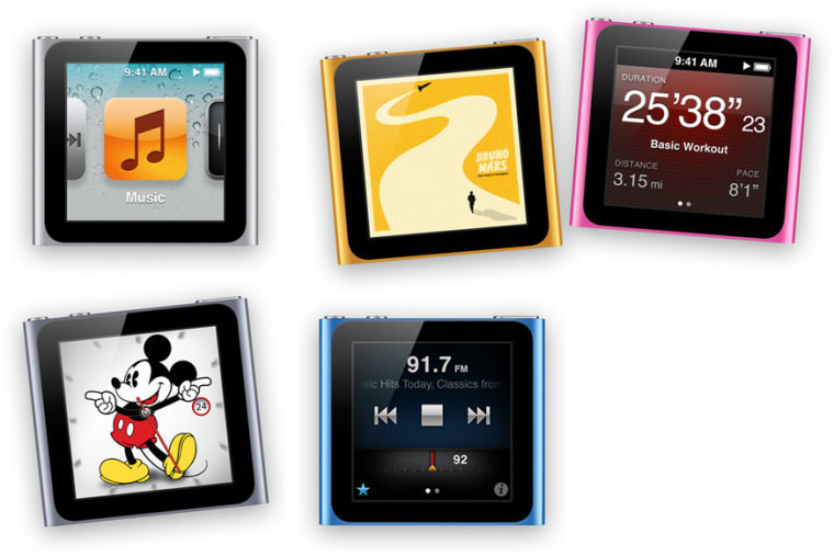 The newest iPod nanos