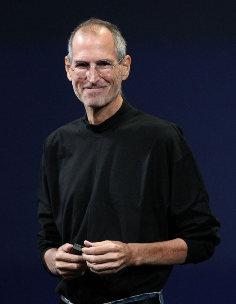 SAN FRANCISCO - FILE: Apple CEO Steve Jobs speaks during a special event on September 9, 2009 in San Francisco, California. Jobs, 56, passed away October 5, 2011 after a long battle with pancreatic cancer. Jobs co-founded Apple in 1976 and is credited, along with Steve Wozniak, with marketing the world's first personal computer in addition to the popular iPod, iPhone and iPad. (Photo by Justin Sullivan/Getty Images)