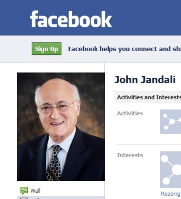 John Jandali, as shown on his Facebook page.