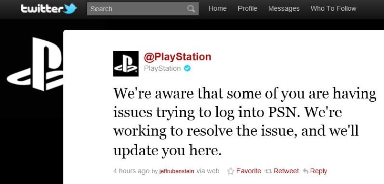 Sony has not yet said what caused this latest outage to the PlayStation Network, which began Wednesday morning.