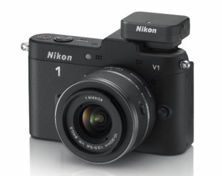 Nikon V1 with GP-N100 GPS unit (sold separately)