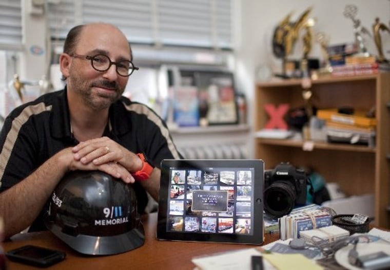 Steve Rosenbaum, author and curator of The 911 Memorial: Past, Present and Future, at his office in New York.