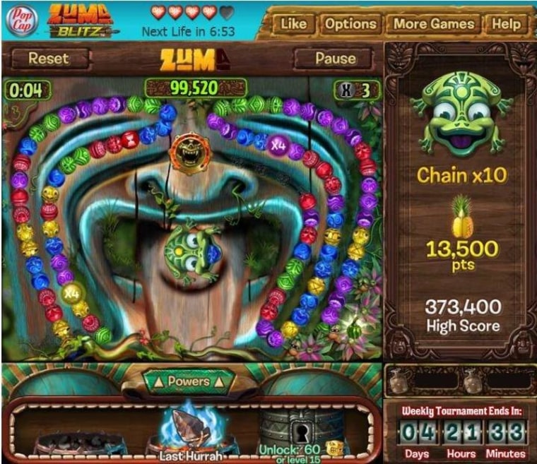 Play Free PopCap Games: Bejeweled, Peggle, Zuma & More