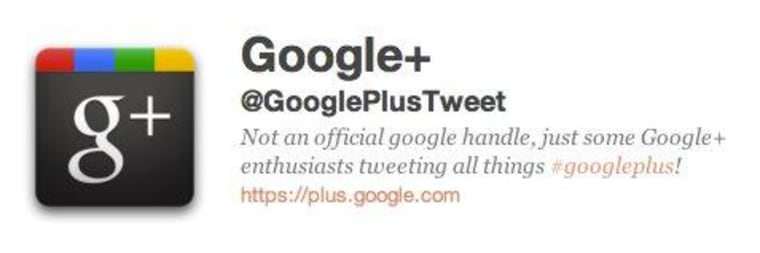 The fine print: Not an official Google  Twitter feed.