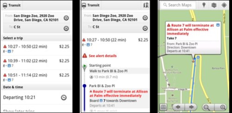 Google Maps won't leave you guessing about public transit