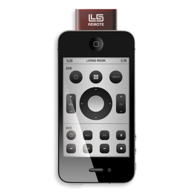The L5 Remote app for iPhone, iPod Touch or iPad; it costs $59.95.