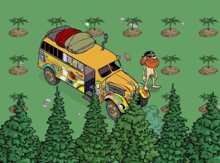 \"Pot Farm\" is a lot like \"FarmVille\" ... if \"FarmVille\" was populated with nearly-naked hippies.