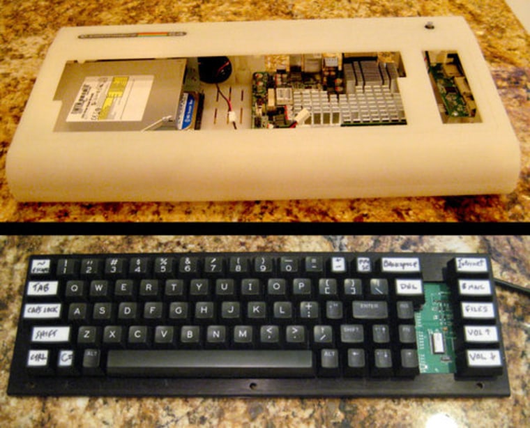 Prototype of new C64 with injection-molded case