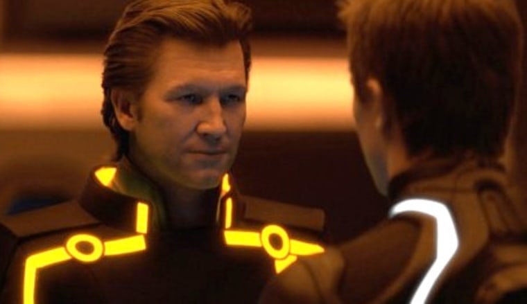 Computer technology allows actor Jeff Bridges, shown here, to appear nearly 30 years younger than himself in the new movie Tron: Legacy, opening December 17.