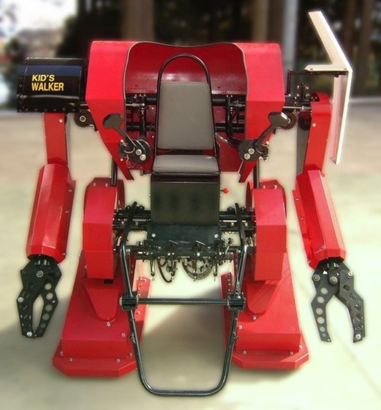 This robotic mecha suit is for kids' only, and is estimated to cost upwards of $20,000.