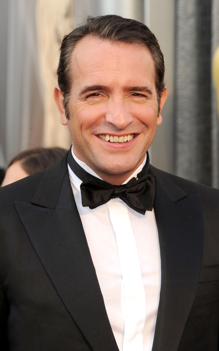 HOLLYWOOD, CA - FEBRUARY 26:  Actor Jean Dujardin arrives at the 84th Annual Academy Awards held at the Hollywood & Highland Center on February 26, 2012 in Hollywood, California.  (Photo by Jason Merritt/Getty Images)