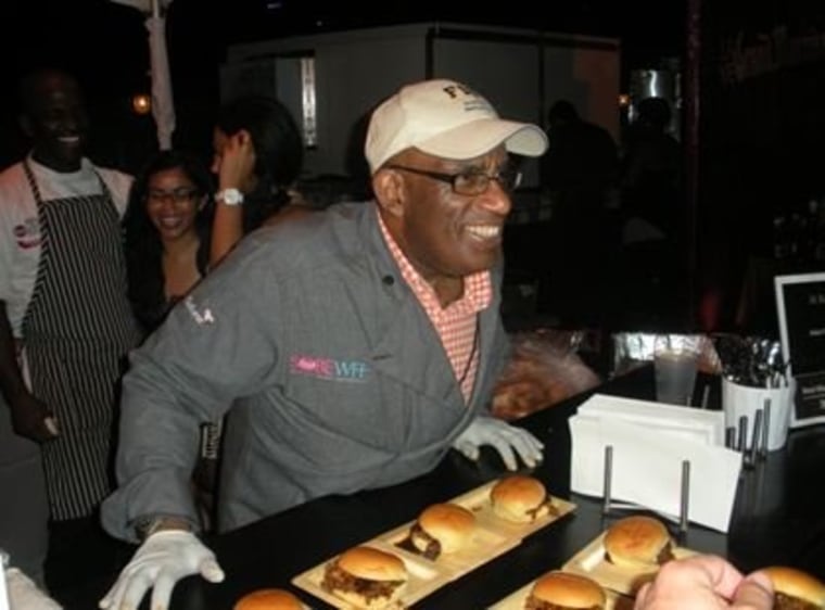 Al Roker served up his Pulled Pork Sliders at the South Beach Wine & Food Festival. \"Not only did Al hold his own but his Pulled Pork Slider was the b...