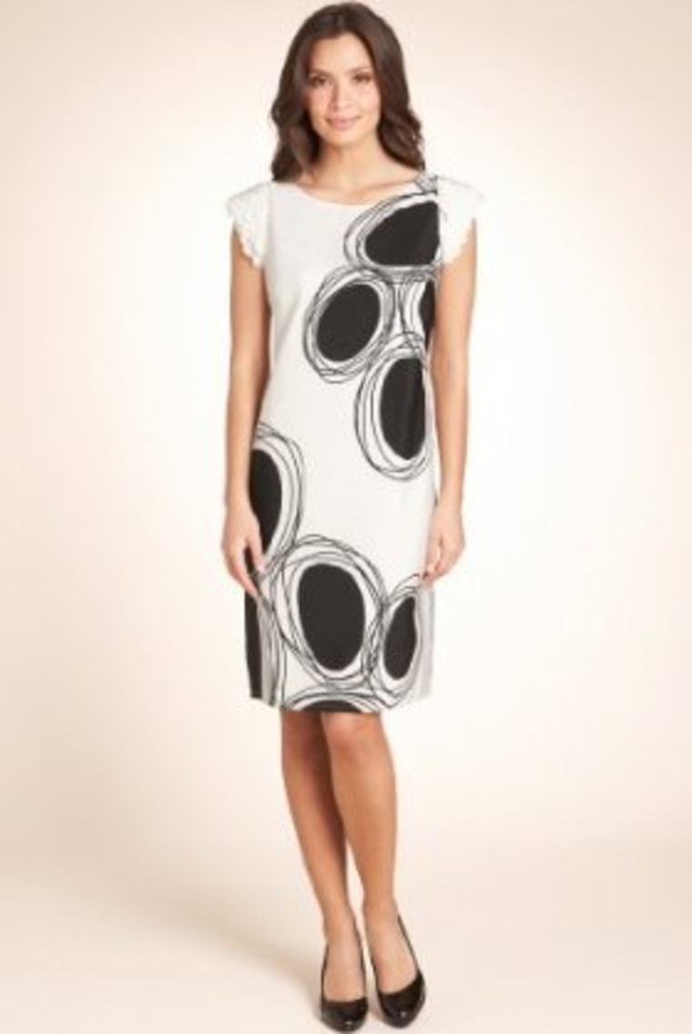 Layered Cap Sleeve Spotted Dress, Marks & Spenser, £49.50 (roughly $78).