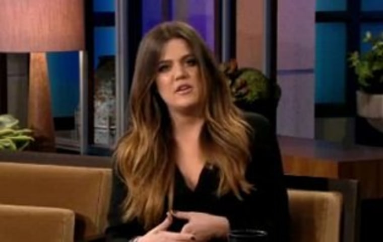 On \"The Tonight Show With Jay Leno,\" Khloe Kardashian revealed that she knew her sister's marriage to Kris Humphries was doomed before it began.