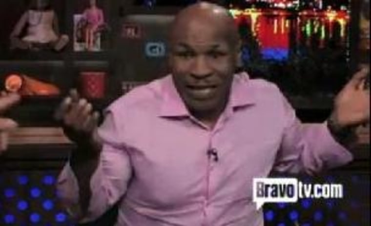 Former undisputed heavyweight champ Mike Tyson talked about one not-so-tasty ear on \"Watch What Happens: Live.\"