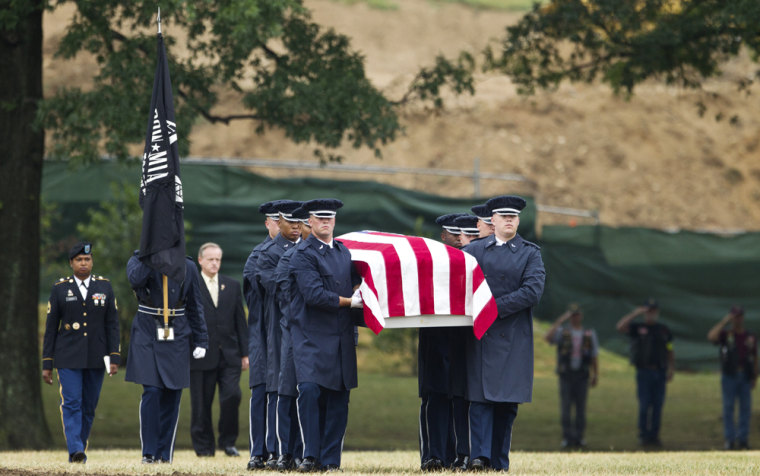 US Military Bury Airmen Killed In 1965 Crash