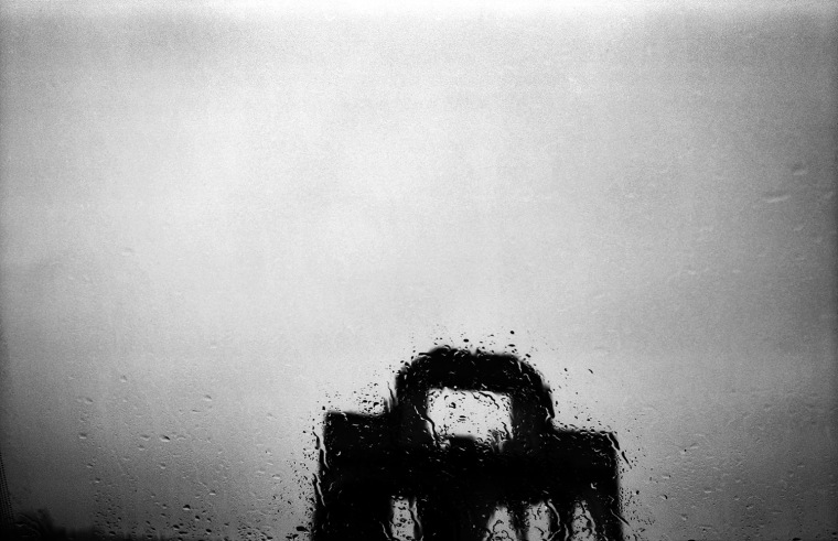 A destroyed house is seen from inside a car on December 20, 2007 near the site where the Srebrenica massacre occurred.