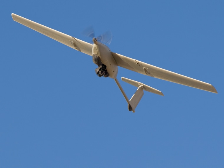The Stalker unmanned aerial system is a 13.2-pound (6-kilogram) craft with a wingspan of 10 feet (3 meters) that's equipped with a camera and communication equipment. It typically operates at an altitude of up to 400 feet above ground.