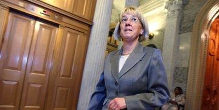Sen. Patty Murray (D-Wash.) isn't inclined to fold with a good hand.