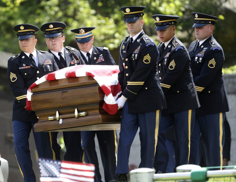 Funeral for a New Jersey soldier killed in Afghanistan