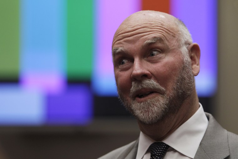 Genomics pioneer Craig Venter, seen here during a congressional hearing in 2010, says he and his colleagues are working on a system to convert genetic code into a digital file that could be sent via email.