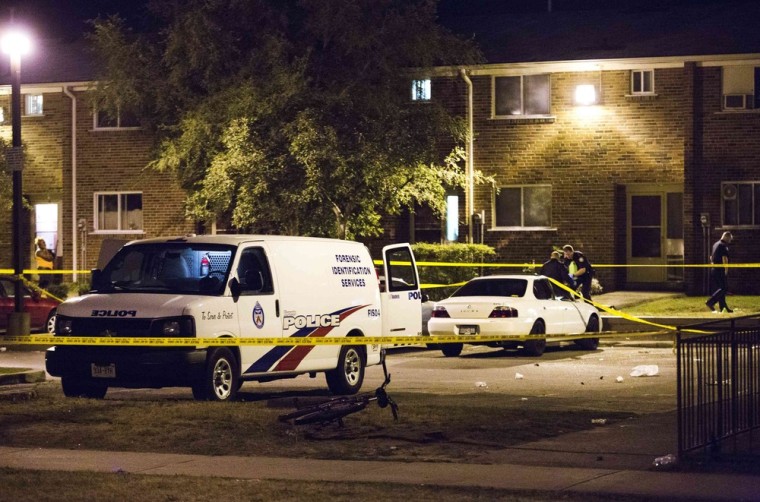 The shooting raised fresh fears of a rise in gun crime in Canada's largest city.