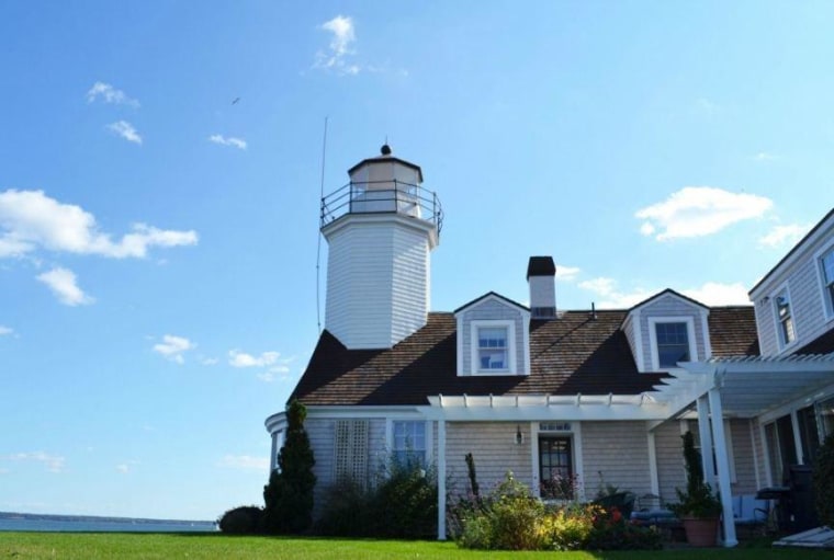 The lighthouse is the oldest wooden lighthouse in the U.S.