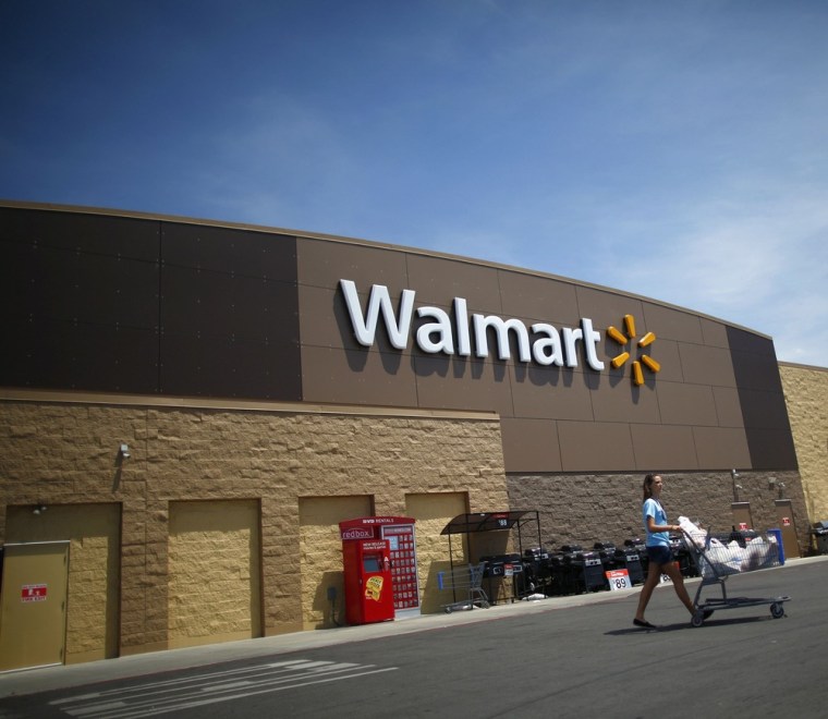 A Walmart store, that was destroyed by a tornado and later rebuilt, is seen in Joplin, Missouri May 17, 2012. May 22 marks the one year anniversary of a deadly EF-5 tornado that ripped through the town, killing 161 people. The tornado damaged or destroyed about 7,500 homes and 500 other buildings, but the city is now well into a recovery mode that has spurred some segments of the local economy. REUTERS/Eric Thayer (UNITED STATES - Tags: DISASTER ENVIRONMENT)
