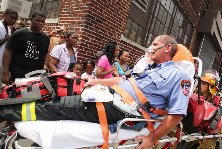 At least 24 firefighters injured in six-alarm Brooklyn blaze