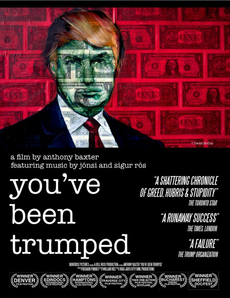 \"You've Been Trumped\" poster.