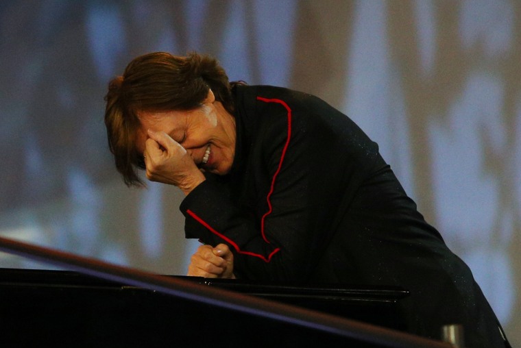 Paul McCartney at the Opening Ceremony of the London 2012 Olympic Games.