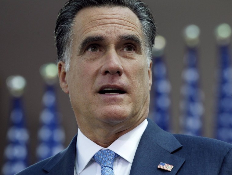 Republican Presidential candidate Mitt Romney delivers foreign policy remarks at the University of Warsaw, July 31, 2012.