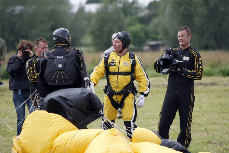 US ambassador marks DDay with Normandy parachute jump