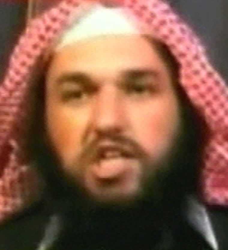 California-born al-Qaida member Adam Gadahn lashes out at the U.S. and its allies in an image taken from a propaganda video posted on Jan. 6, 2008.