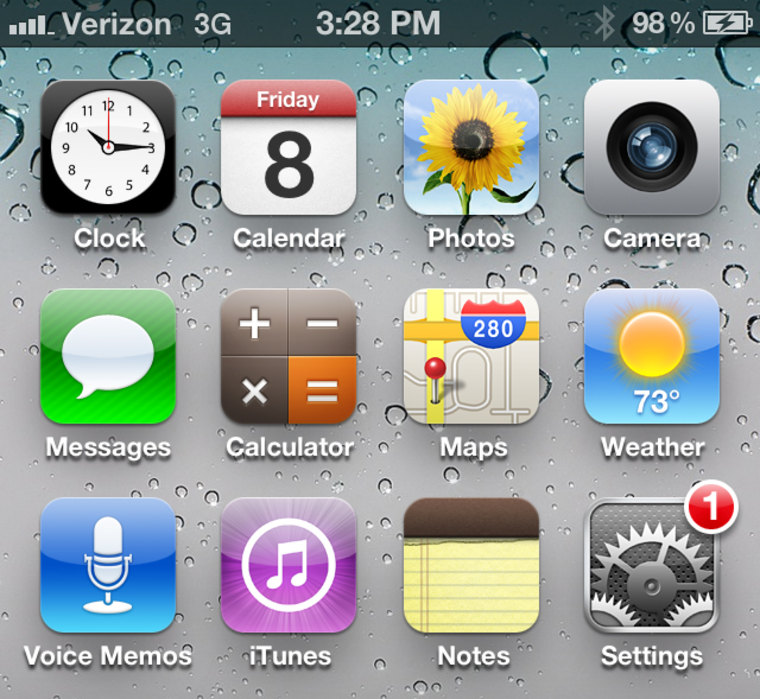 Showing Google Maps icon on iPhone