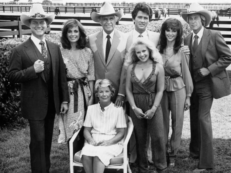 The cast of the original \"Dallas.\"