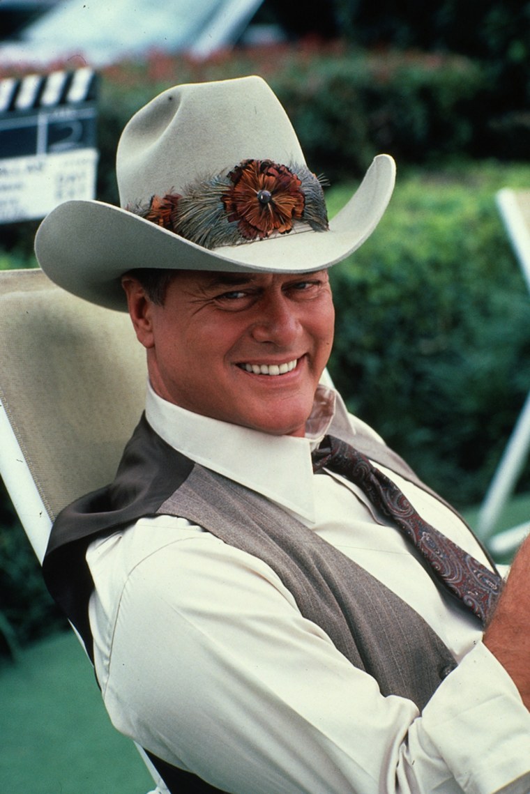 Larry Hagman as J.R. Ewing in 1982.