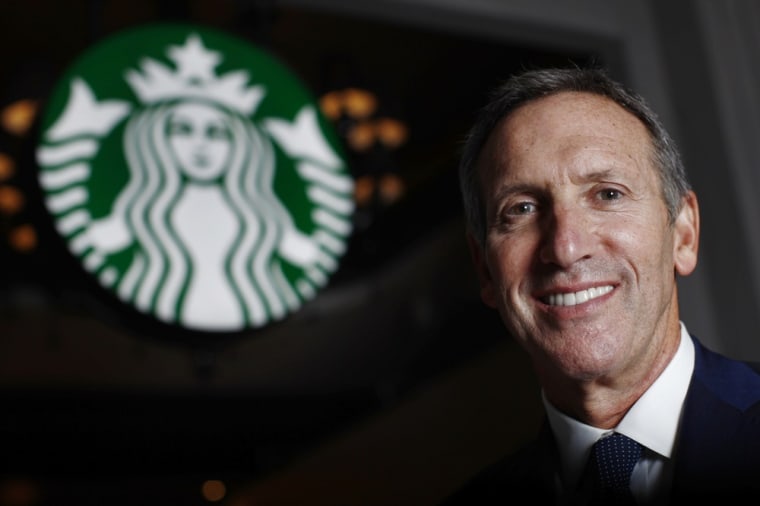 The Create Jobs for USA program was launched last October, soon after Starbucks Chief Executive Howard Schultz publicly scolded politicians on both sides of the aisle for not doing more to deal with the country's fiscal woes.