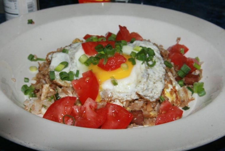 Spam fried rice from Milkfish in New Orleans.