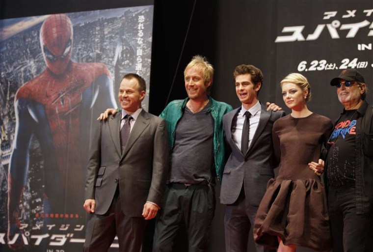 Spider-Man swings into Tokyo for 'Amazing' world premiere